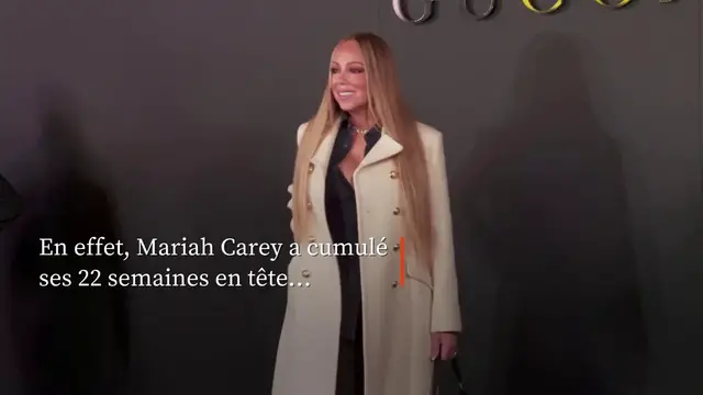 Video thumbnail for Cette artiste égale le record historique de Mariah Carey.