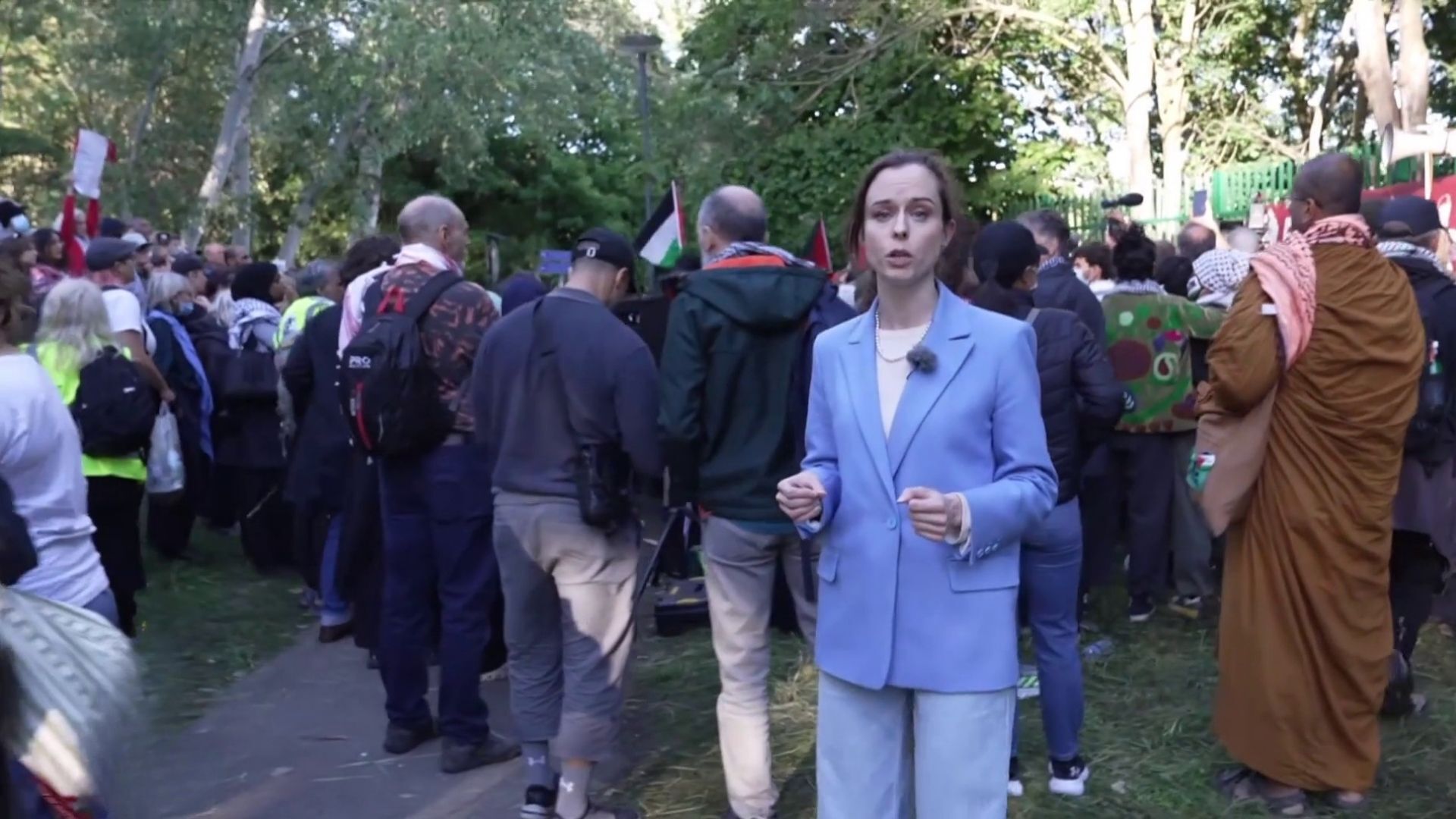 Video thumbnail for UK Court Sparks Outrage After Palestine Action Activists Get Lengthy Prison Sentences