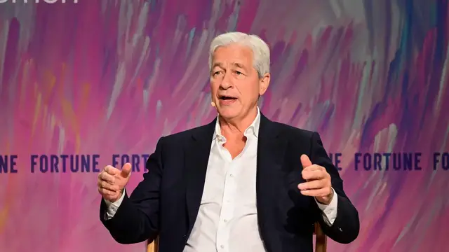 'Video thumbnail for Jamie Dimon on crypto: “Blockchain is real"'