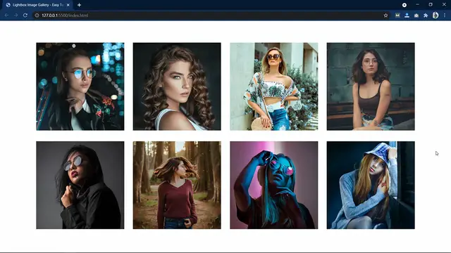 Video thumbnail for How To Make Responsive Image Gallery With HTML CSS JS _ Lightbox Image Gallery Design