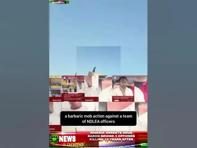 Video thumbnail for Nigeria Arrests Drug Baron Behind 3 Officers Killing 12 Years After