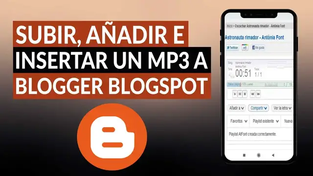 Video thumbnail for Cómo subir, añadir e insertar un MP3 a BLOGGER BLOGSPOT paso a paso
