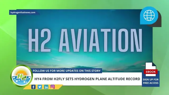 Video thumbnail for German - HY4 from H2FLY sets hydrogen plane altitude record