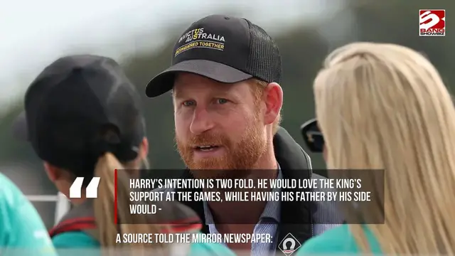 Video thumbnail for Prince Harry reportedly hopes to appear publicly alongside King Charles
