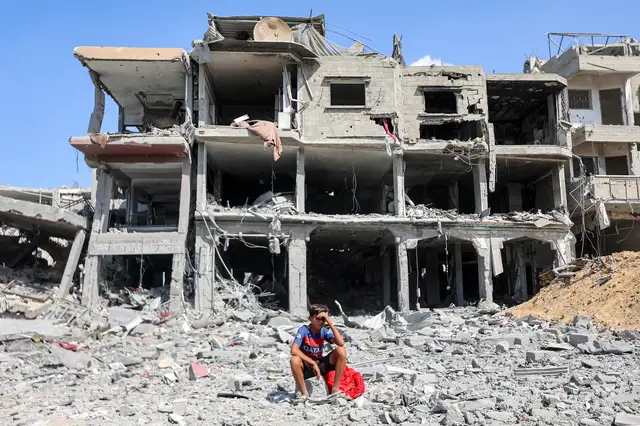 'Video thumbnail for ‘Better than living on the street’: Palestinians rebuild amid fragile ceasefire'