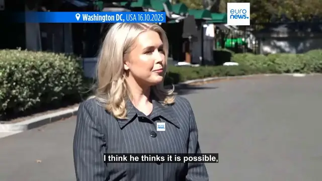 'Video thumbnail for Trump says he will meet Putin in Hungary in bid to resolve Ukraine war'