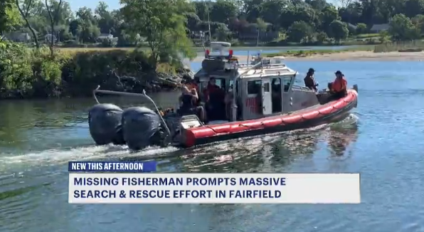 Video thumbnail for One of two missing fishermen rescued near Penfield Beach
