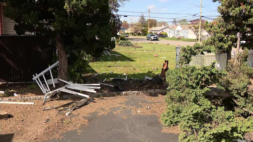 Video thumbnail for West Babylon man arrested for DWI after he allegedly crashed into fence, police say