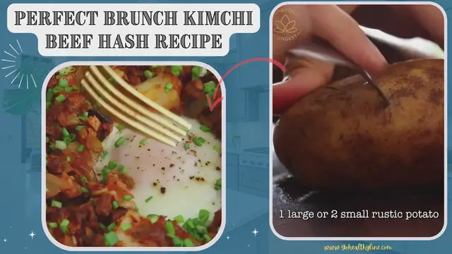 Video thumbnail for perfect brunch kimchi beef hash recipe