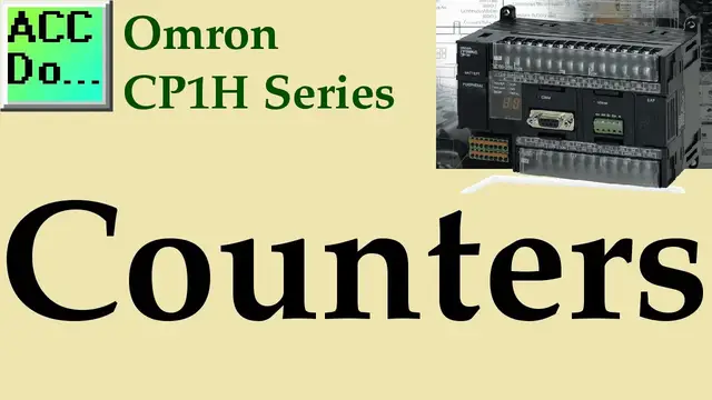 Video thumbnail for Omron CP1H PLC Programming Counters