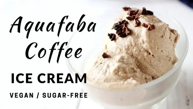Video thumbnail for Aquafaba Coffee Ice Cream (Vegan, Sugar-Free)