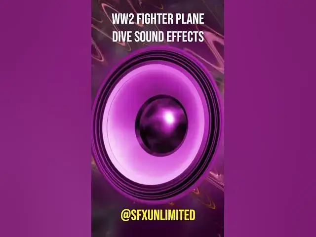 Video thumbnail for WW2 Fighter Plane Dive Sound Effects (Meme SFX) #shorts #memes