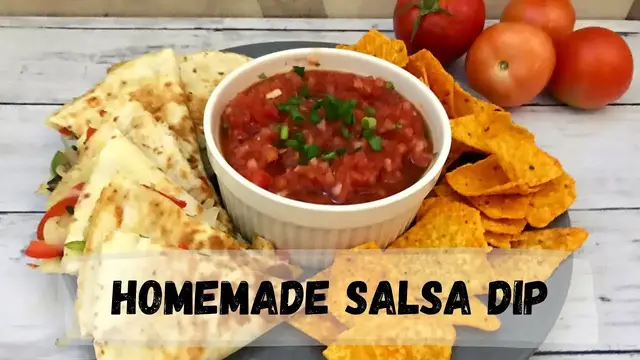 Video thumbnail for Homemade Salsa Dip | Happy Tummy Recipes