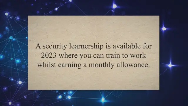 'Video thumbnail for Servest Security Learnerships 2023'