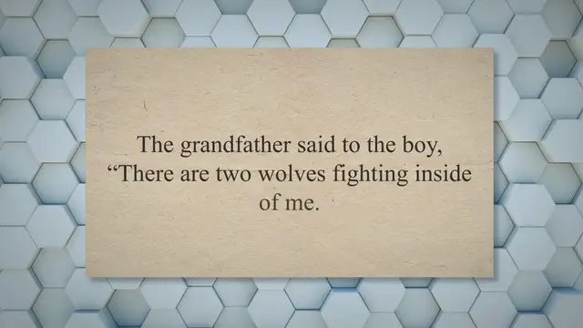 Video thumbnail for The Two Wolves (Moral Story)