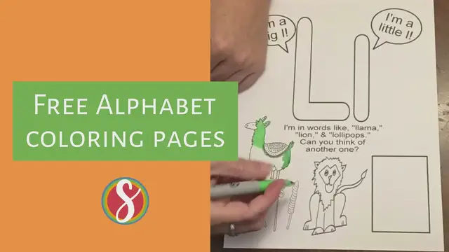 Video thumbnail for Free Letter L Coloring Page