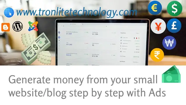 Video thumbnail for Generate money from your website/blog step by step with ads