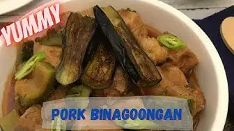 Video thumbnail for Pork Binagoongan with Talong and Ampalaya