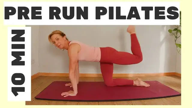 Video thumbnail for Pilates Pre Run Glute Activation