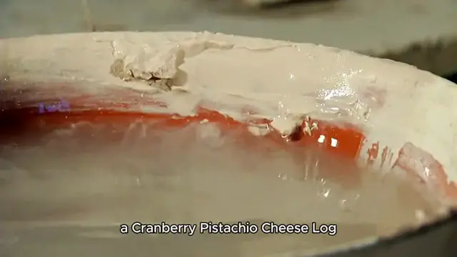 Video thumbnail for Cranberry Pistachio Cheese Log recipe