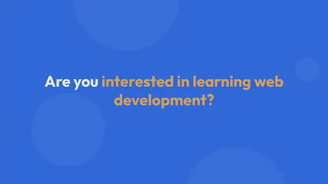 Video thumbnail for Top 5 Mistakes While Learning a Web Development