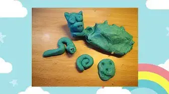 'Video thumbnail for Receta de plastilina casera. Comestible y no tóxica para niños.'
