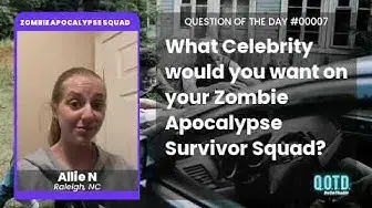 Video thumbnail for Allie N wants Benedict Cumberbatch on her Zombie Survival Squad. No question!
