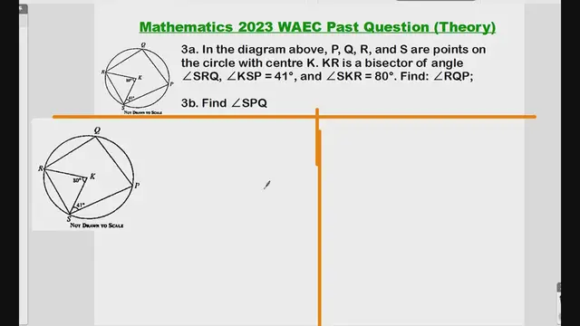 Video thumbnail for Mathematics 2023 WAEC Past Question (Theory)
