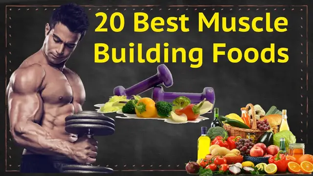 Video thumbnail for 20 Best Muscle Building Foods.