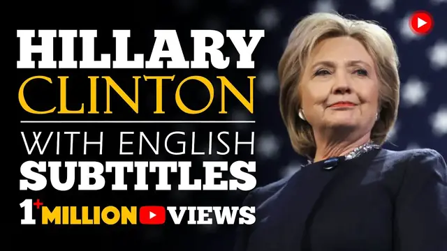 Video thumbnail for ENGLISH SPEECH | HILLARY CLINTON: Be Resilient (English Subtitles)