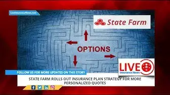 Video thumbnail for State Farm rolls out insurance plan strategy for more personalized quotes