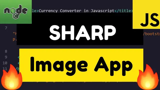 Video thumbnail for Node.js Express Image Resizer and Converter Web App Using Sharp Library Deployed to Heroku 2020