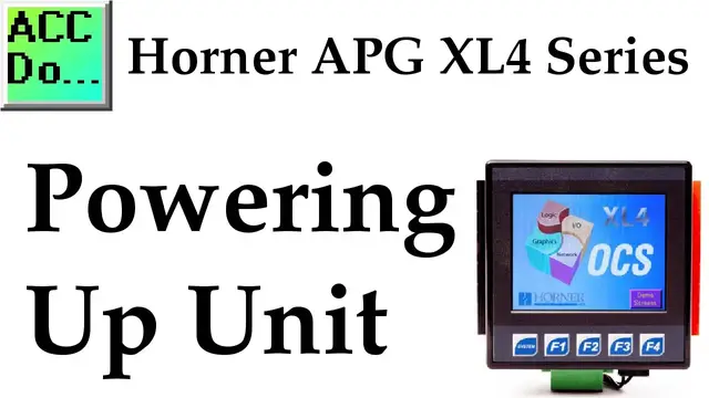 Video thumbnail for Horner XL4 PLC Powering Up Unit