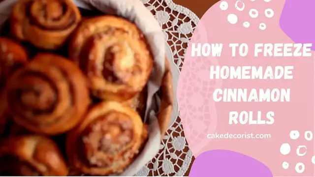 Video thumbnail for How To Freeze Homemade Cinnamon Rolls