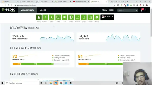 Video thumbnail for I Made $1038 Dollars From Youtube and Blog Website Adsense + Ezoic Ads Payment Proof October 2021