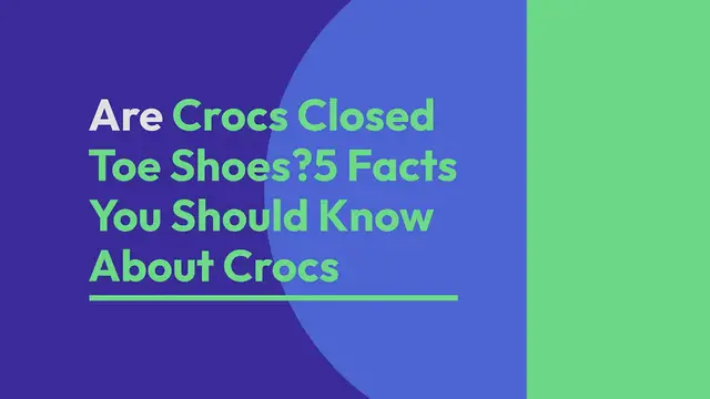 Video thumbnail for Are crocs closed toe shoes
