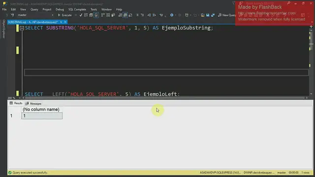 Video thumbnail for SQL Server Substring