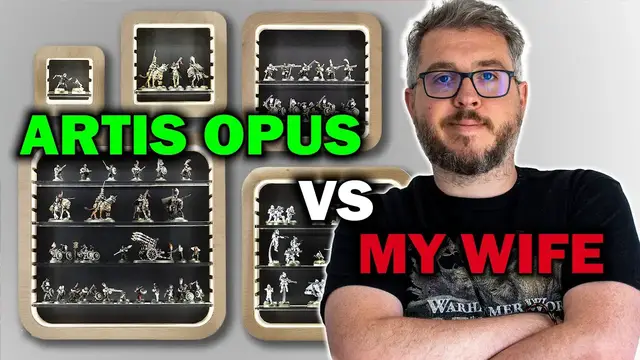 'Video thumbnail for The Best Display Cabinets for Warhammer Miniatures & 3D Prints   Artis Opus'
