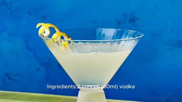 Video thumbnail for Lemon drop martini recipe