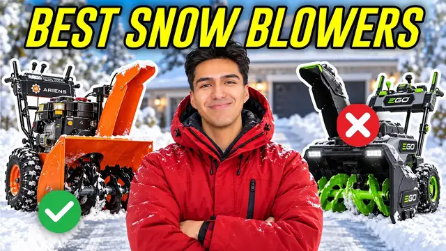 Video thumbnail for 8 Best Snow Blowers You NEED This Winter 2026