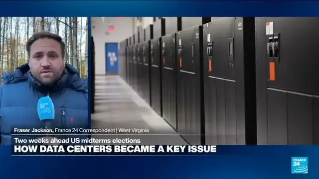 Video thumbnail for US midterms elections: Why data centers are becoming a key issue