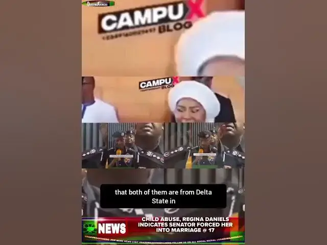 Video thumbnail for Child Abuse, Regina Daniels Indicates Senator Forced Her Into Marriage @ 17