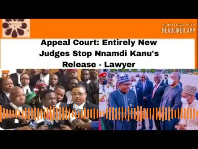 Video thumbnail for Appeal Court: Entirely New Judges Stop Nnamdi Kanu's Release - Lawyer ~ OsazuwaAkonedo