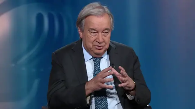 'Video thumbnail for UN chief says Gaza needs UN mandate for security force'