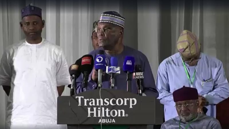 Video thumbnail for Nigeria's former VP Atiku Abubakar clinches his party's presidential nomination
