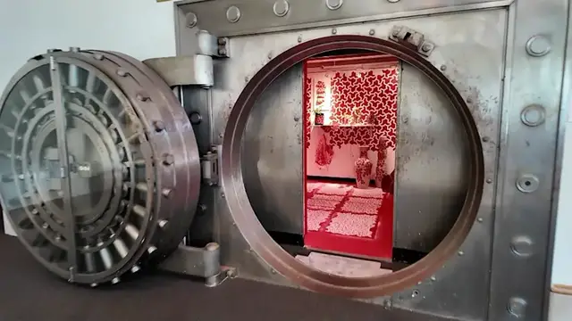 Video thumbnail for Art installation inside White Plains bank vault asks: How do we protect what matters most?