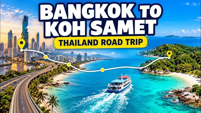 Video thumbnail for Bangkok to Koh Samet via Pattaya, Jomtien & Rayong | Thailand Road Trip