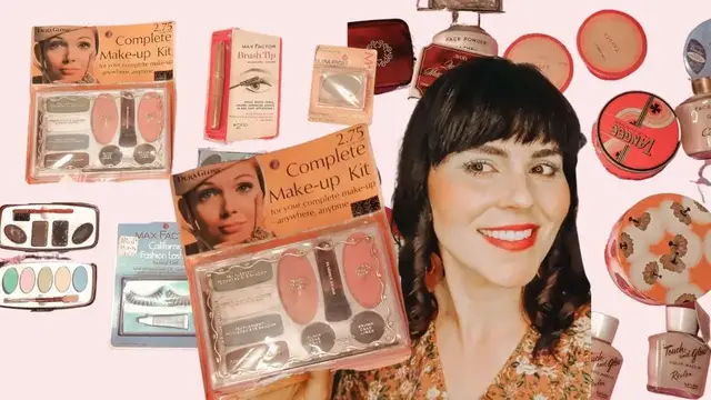 Video thumbnail for Vintage Makeup Collection:100 years of Vintage Makeup