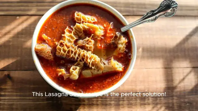 Video thumbnail for Lasagna Soup Recipe