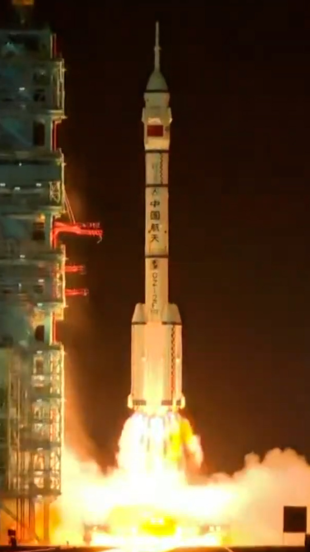 Video thumbnail for China’s Shenzhou-23 astronauts blast off on space station mission